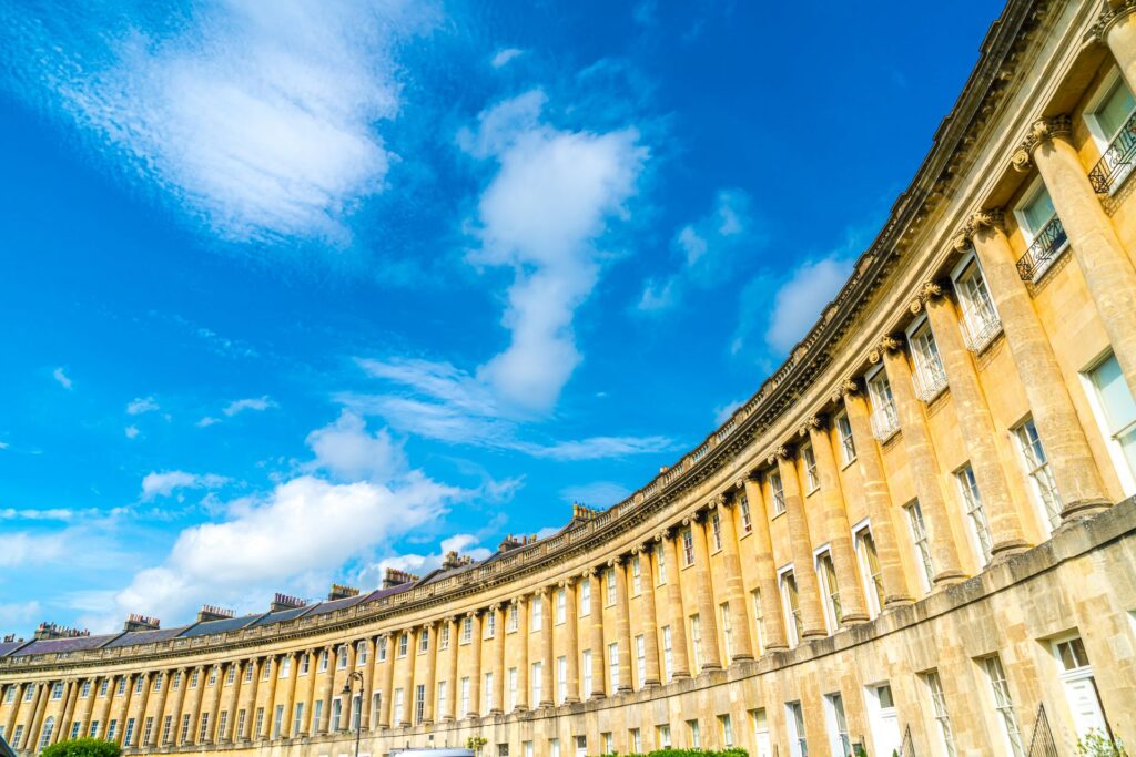 The,Famous,Royal,Crescent,At,Bath,Somerset,England,,United,Kingdom.